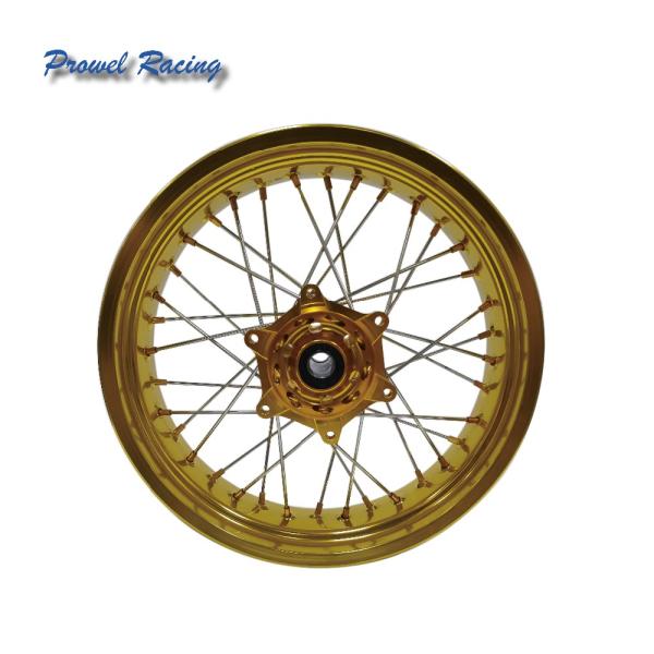 Супермото 17 дюймовый Алюминиевый Сплав Мотоциклы Колеса с Алюминиевым 6061 T6