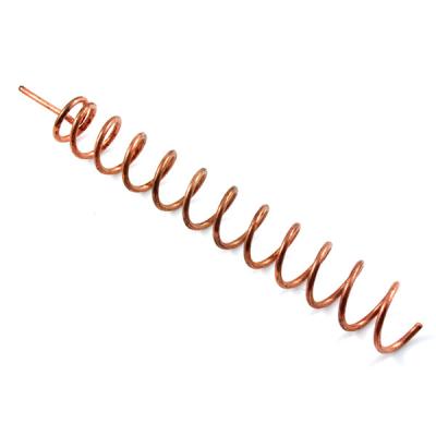 0,8 fios da mola de X8x50mm 302 Ss que formam a antena de bobina 3mm do cobre da mola