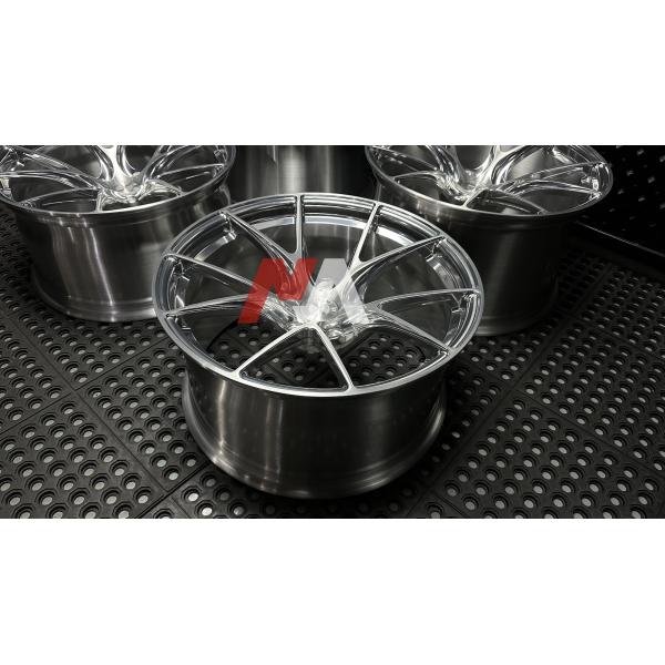 BMW Forged Wheels Polished Silver Brushed Face For F87 F80 F82 F90 M2 M3 M4 M5