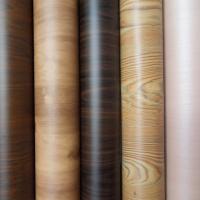 Wood Grain Design Wall Surface Protection and Decoration with Matte Plastic PVC Film