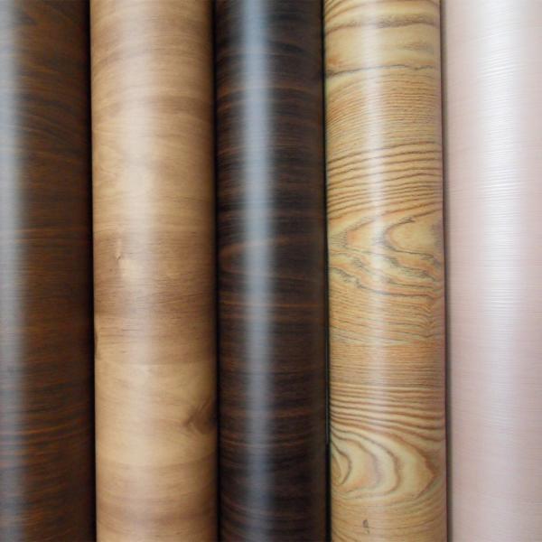 Wood Grain Design Wall Surface Protection and Decoration with Matte Plastic PVC Film