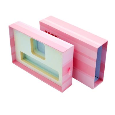 1400gsm Sliding Drawer Gift Boxes Rigid Pink Match Greyboard Push And Pull ISO9001