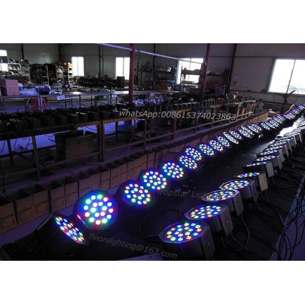Mini Led par light 18 X 3w Rgb Led Flat Par Light Plastic House light weight Slim Par64