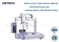 Machine de soudage automatique à tête double et à signal Robot de soudage de bureau pour PCB LED