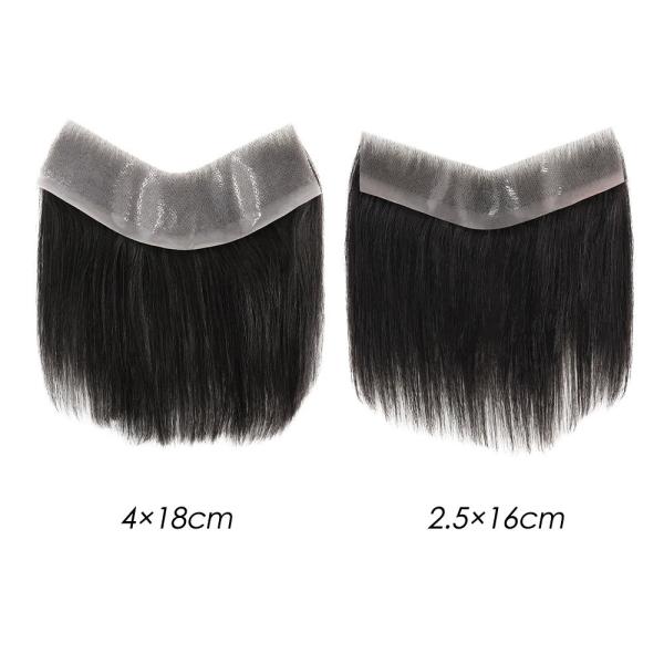 Natural Hairline thin skin forehead toupee hairline for men natural and invisible men fringe