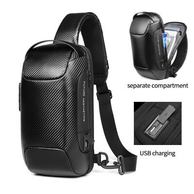 Fábrica por atacado anti-roubo impermeável custom homens moda ombro peito crossbody bolsa de arremesso para homens