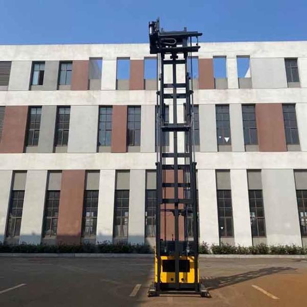 1500kg CSD15 1.5T 3 way pallet stacker standing type Triplex mast 3m to 4.5m