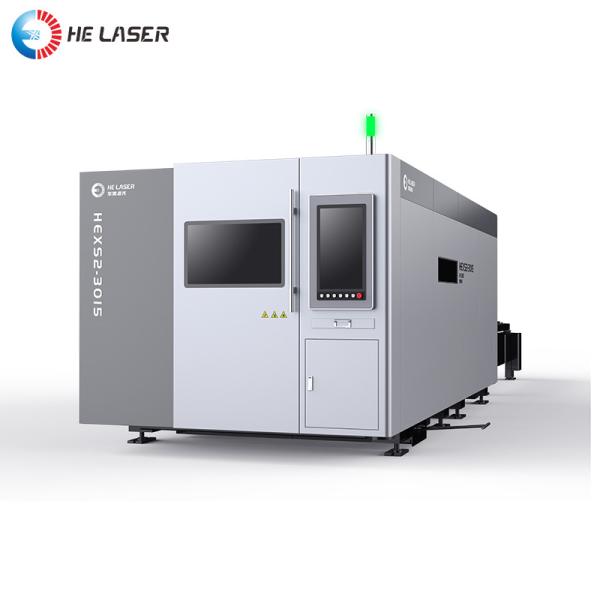 3kw 6000w Iron Laser Cutter , CNC Fiber Laser Cutting Machine For Metal Sheet