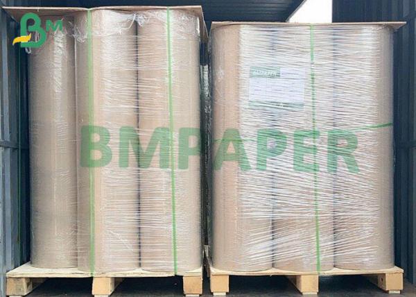 70 - rolo do papel do ofício do marrom 120gsm para o saco de embalagem - polpa de madeira pura
