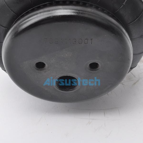 2B6×6 Double Convoluted Air Spring Contitech FD 70-13 1/2 NPT Air Hole Industrial Air Shocks For Pallet Lifts