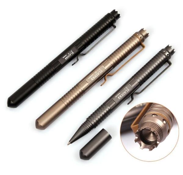 Camouflage tungsten steel tactical pen body pen self - defense tools outdoor camping pen