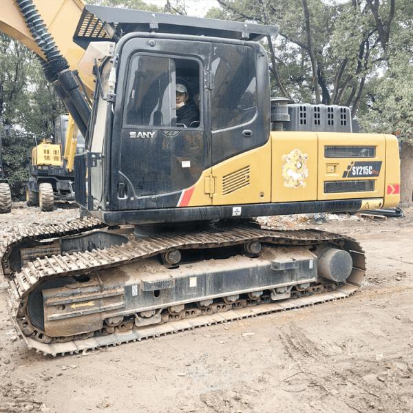 Excavateur de 21 tonnes sany215 fabriqué en SANY215C pro excavateur d'occasion avec technologie de pointe