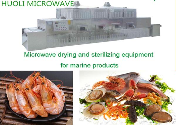 Fully Automatic Feed Microwave Dryer  Seafood Microwave Drying Equipment, Food Drying Machine
