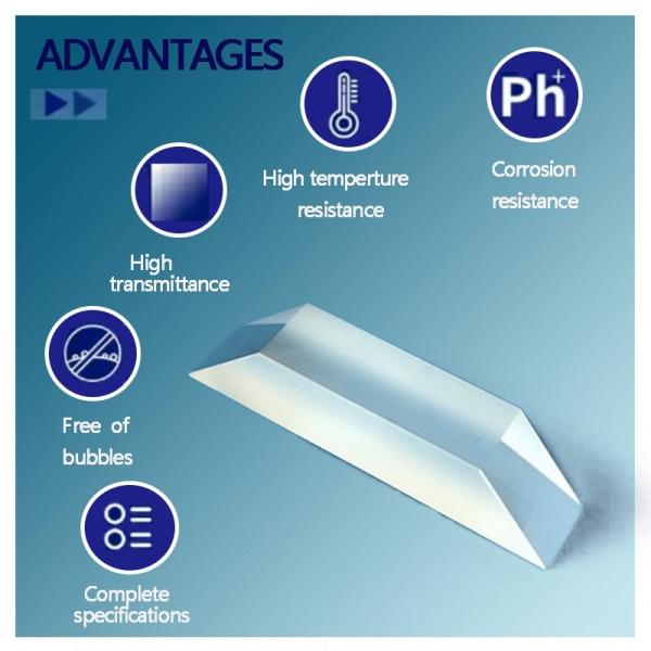 High Purity SIO2>99.99% Fused Quartz Plate with 92% Light Transmittance and ±0.02mm Tolerance