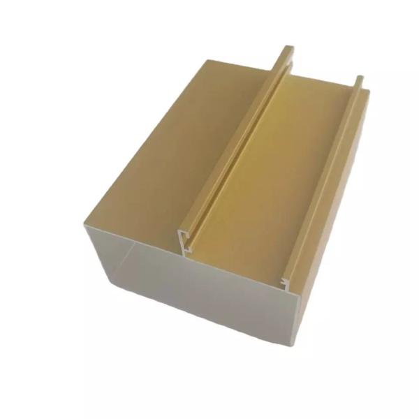 1.1mm Yellow Powder Coated Aluminium Extrusions For Casement Windows