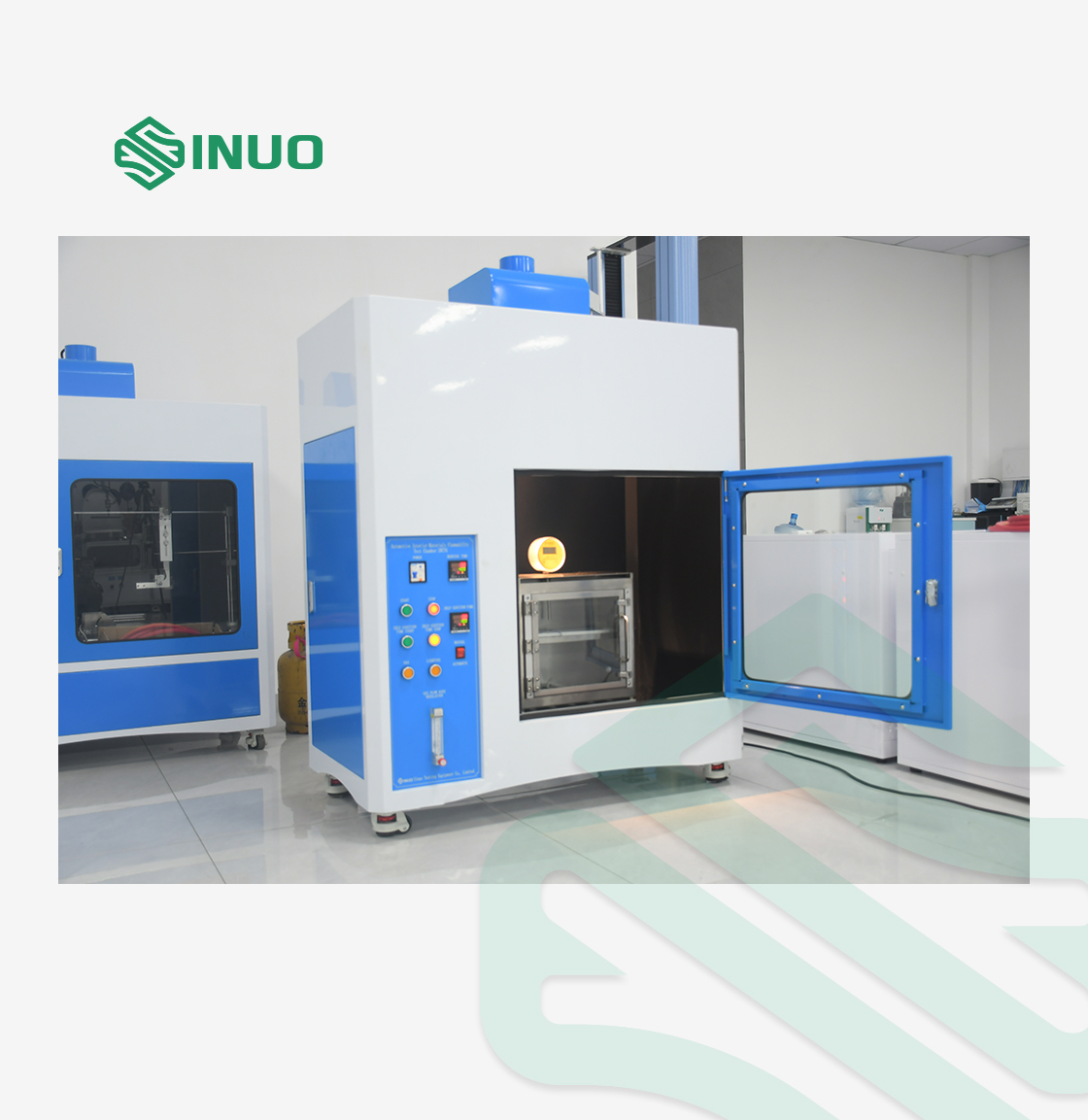 FMVSS 302 Horizontal Flammability Test Chamber For Testing Automotive Interior Polymer Materials