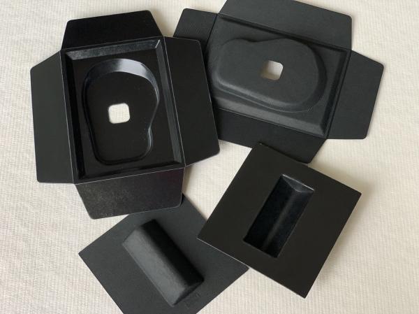1.0mm Molded Fiber Packaging Colored PLA Laminated Pulp Tray