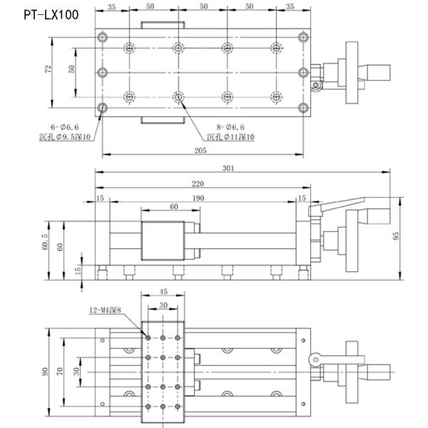 Ball Screw Manual Linear Stage