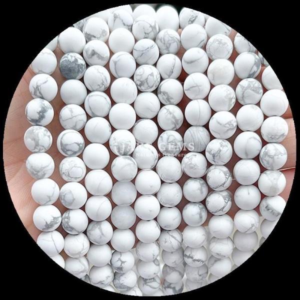 Multi-color Gemstone Beads 8mm Various Frosted Loose Round Bead Strands for Bracelet and Necklace Making