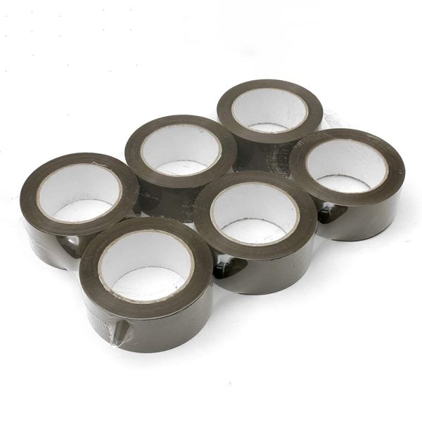 Customized Brown BOPP Packing Tape Single Sided Acrylic Non-Toxic Durable Waterproof Closure for Sealing Cartons Safety First