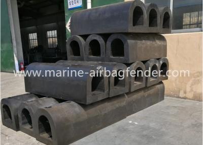 Tipo para-choque de borracha marinho do tamanho compacto D para docas e portos