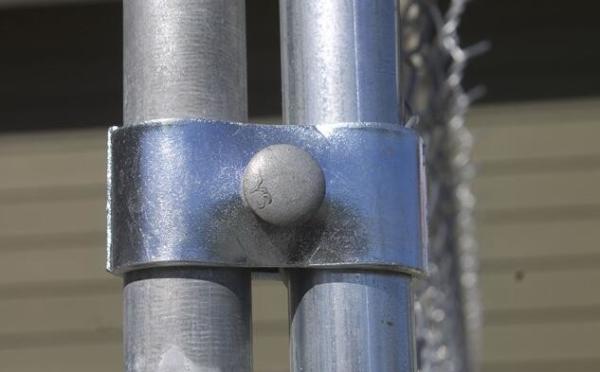 8'x12' temporary chain link fence panels diameter wire 11.5ga chain link mesh 2 x 2 tube 35mm wall thick 1.60mm