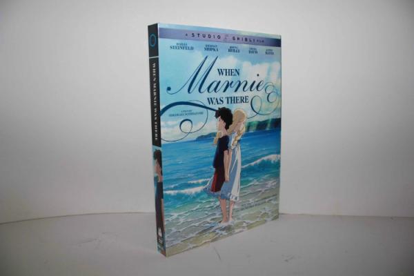 2016 When Marnie Was There dvd Movie disney movie children carton dvd with slip cover case