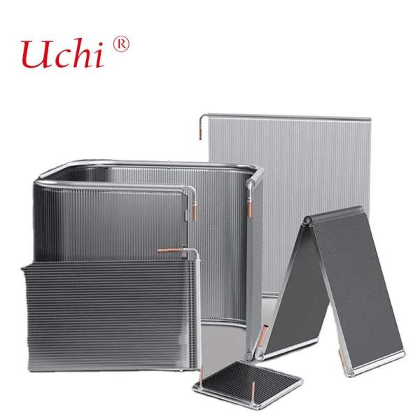 Aluminum Tube MLCP Microchannel Heat Exchanger Energy Saving Reducing