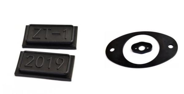 a gaxeta da borracha de silicone da tolerância de 0.3mm sela 70 a costa A
