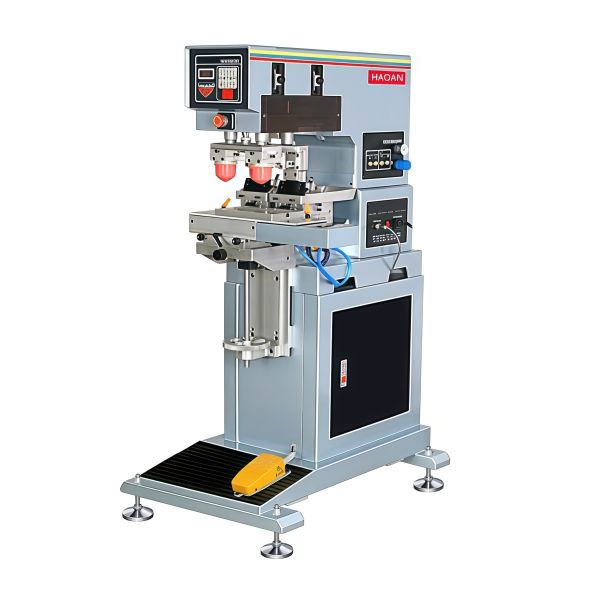 Oil Basin Type Two Color Semi Automatic Pad Printer With Large Area And Flexible Ink Refill