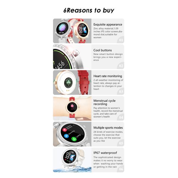 S28 Blood Pressure Heart Rate Monitor Smart Watch Sports Bracelet Fitness Tracker