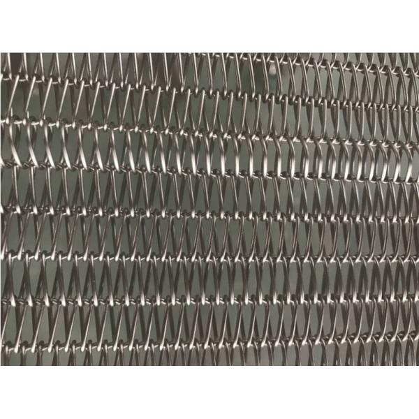 Metal Wire Mesh Heated Conveyor Belt , Transportion High Temperature Conveyor