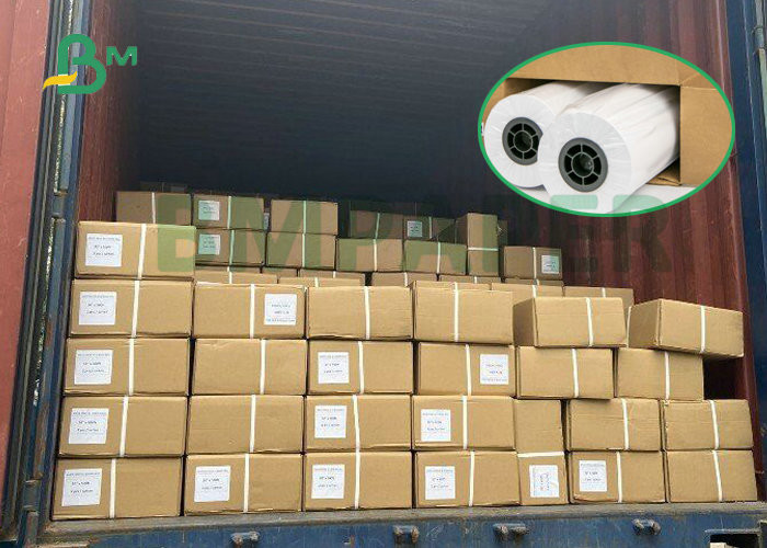 Высокосортная бумага Rolls 36inches x 300ft 20LB 24LB белая для дизайна архитектуры