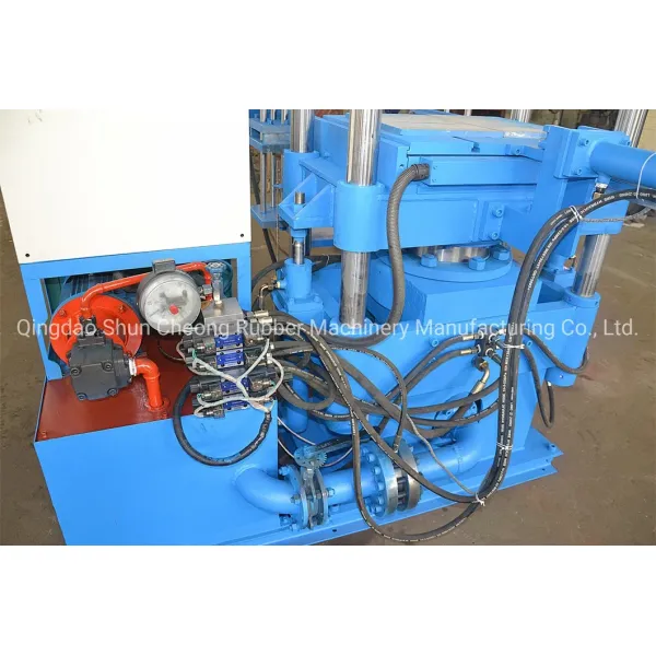 PLC Control System Rubber Vulcanizing Press with 1.00 MN Total Pressure and Electric Heating for Efficient Silicone Product Manufacturing