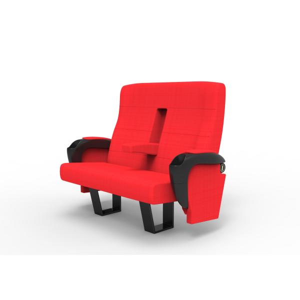 Commercial Cinema lover seat,Lover chairs with big cup holder