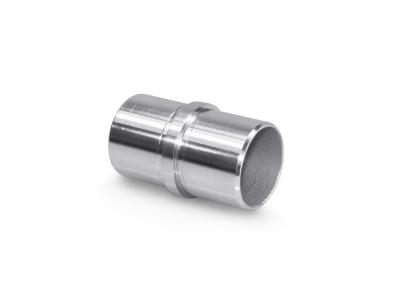Conector reto do tubo do corrimão para o sistema de trilhos de aço inoxidável