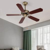 Ventilateur de plafond décoratif d'usine 5 pales Restaurant 220V Ventilateur de plafond avec lumière