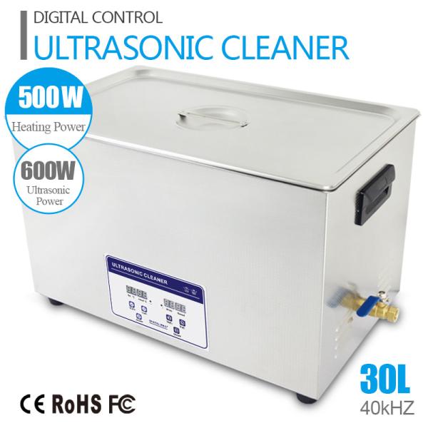Chauffage 30 L décapant ultrasonique professionnel de Digital + 500W
