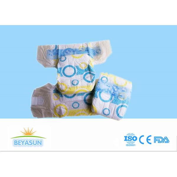 Full Absorb Breathable Disposable Infant Diapers , Newborn Baby Nappies