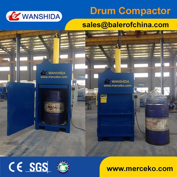 China WANSHIDA Y82-25 Drum Crusher Drum Compactors Drum Press Manufacturer CE certificate