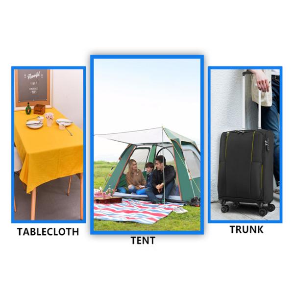 Равнина 300D Оксфорд полиэстера повторно использовала ткань сумки скатерти шатра ткани ЛЮБИМЦА