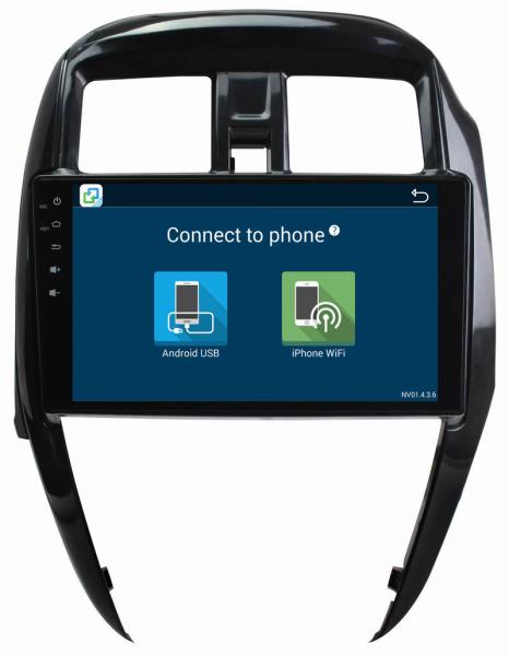 Ouchuangbo car radio digital screen android 8.1 for New Nissan Sunny with Bluetooth USB SWC wifi gps navigation