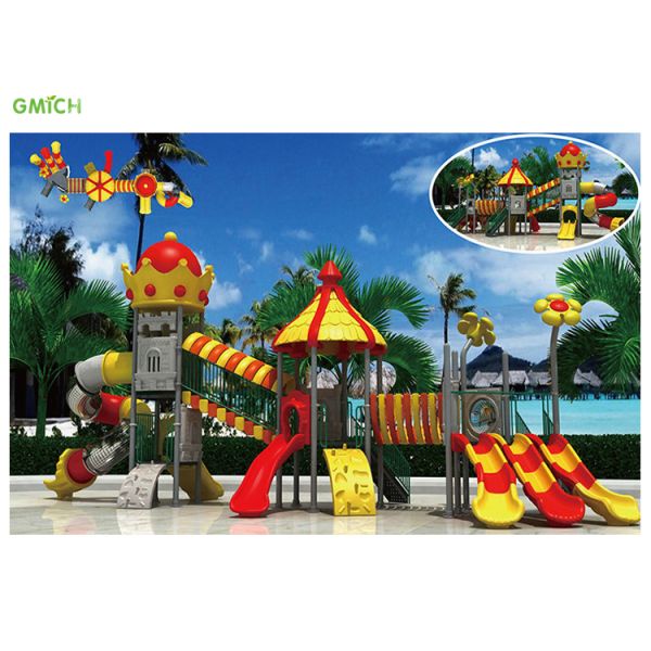 LLDPE Plastic Children Outdoor Playground Amusement Park Childrens Plastic Slide Set