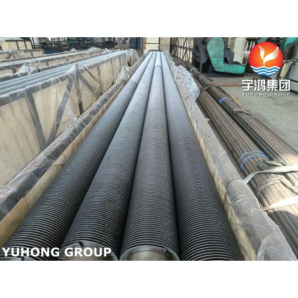 ASTM A335 Alloy Steel Seamless P22 HFW Finned Tubes for Petrochemical Industrial Furnace