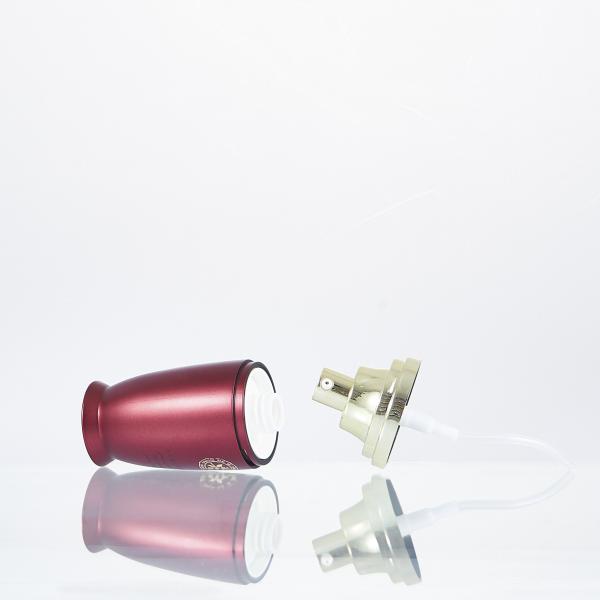 50g 120ml Luxury Cosmetic Packaging Red Glass Acrylic Lotion Essence Face Cream Jar