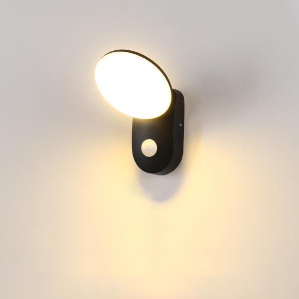 PIR sensor exterior acrylic wall lamp 6W led wall light fittings led wall light for external light fixtures