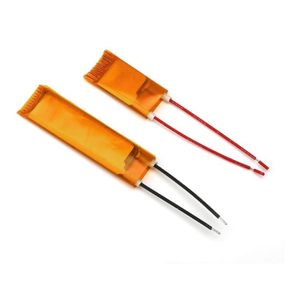 Insulated Aluminum Housing Yellow Paper PTC Air Heater for Hair Straightener Heating Element