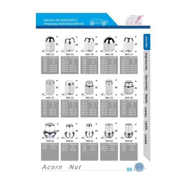 Chrome M12x1.5 Wheel Lug Nuts 37mm Length With Washer Toyota Car