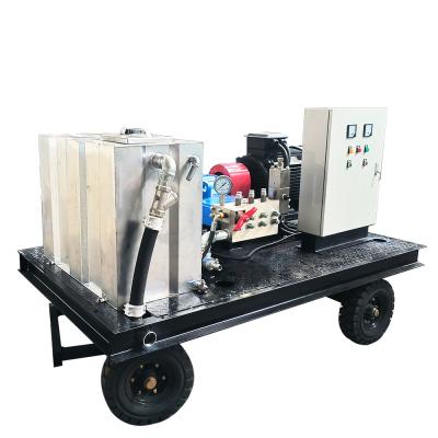 Potente máquina industrial de limpieza de chorros de agua 60l/min 55kw Fuente de energía