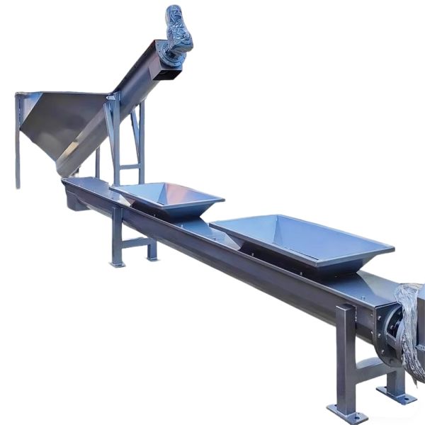 Customized Screw Conveyor Automatic Shaftless Screw Conveyor Tubular Winch Integrated Sludge Conveying and Filter Pressing Equipment For Transporting Sludge Powder and Granular Raw Materials